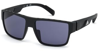 adidas SP0006 Herren Sonnenbrille, Schwarz matt, 57
