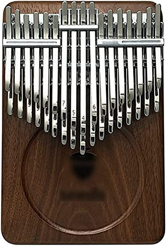 KISOARTWQ Kalimba Instrument daumenklavier Marimba Keys Portable kalimbas 34 Tasten für Kalimba Performances, Black Walnut Thumb Piano für Profis, mit Aufbewahrungstasche und Reinigungstuch(Color
