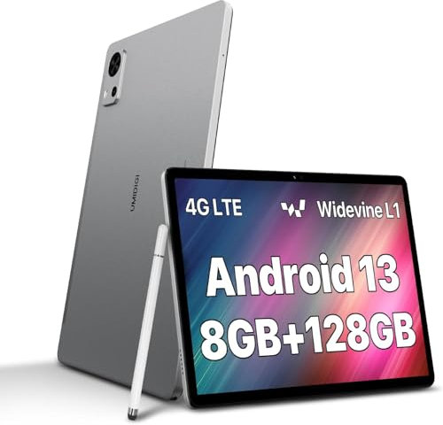 UMIDIGI Octa-core Tablet 10.1 inch, G5 Tab Android Tablets,8GB Ram 128GB Rom TF 1TB T606 CPU,Widevine L1,Gaming Tablet 6000mAh,Sim 4G LTE,GPS,13MP 8MP,WiFi Bluetooth 5.0