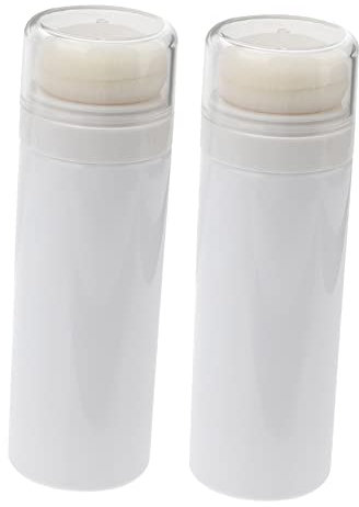 BESTonZON 2stücke Tragbare Puderquaste-flasche Puderquaste-box Talkumpuder-halter Box Junge Mädchen-puderquaste-flasche Aus Hochwertigem Material Extrem Langlebig Und Praktisch Anwendung