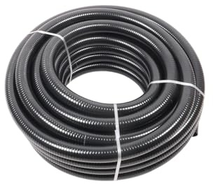 Wacredo Premium PVC Teichschlauch Zuschnitt 5-25m, Druckschlauch für Garten, Teich, Solar und Pumpeninstallationen - 3/4“ - 2“ Zoll (19-50mm) (1 1/2 Zoll (38mm), 15, meter)