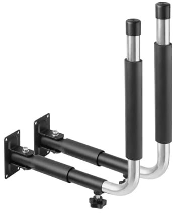 ATATKRT Autodachgepäckträger, Seitenwand-Aufbewahrungsregal, Wandhalterung for Autogepäckträger, 75 kg Tragkraft, for Surfbretter, Kajaks, langlebiger Dachträger(Vertical)