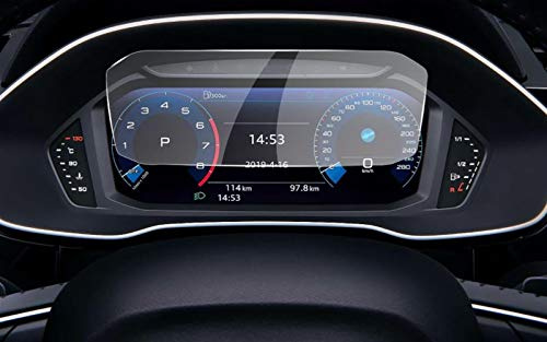 DEMULAX Car LCD Instrument Display Tempered Glass Screen Protector Film, for Q3 F3 Virtual Cockpit 10.25 Inch 2019 2020 Screen Protector