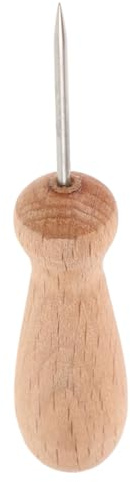 DOITOOL Attrezzi per Ceramica e Argilla Manico in Legno di Faggio, Strumento per Modellare Argilla Morbida per Creare Sculture Controllo Preciso