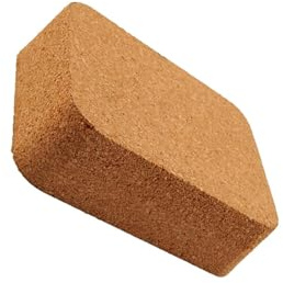 budiniao Leathercraft Cork Sanding Block Antislip Ensures Stability Easy To Clean Wood Brass Finishing Cork Sanding Block Features Antislip Ensures Stays In Place During, 100x70x30mm