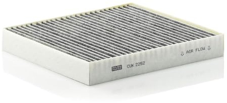 MANN-FILTER, CUK 2252 Innenraumfilter, mit Aktivkohle | Für PKW, Staub- und Pollenfiltration, Geruchsreduzierung, Echte OE-Technologie