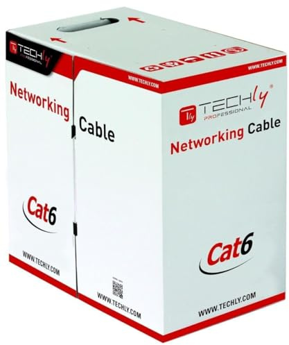 Techly Professional 022601 Matassa S/FTP Cavo Cat.6 CCA 305m Flessibile Grigio