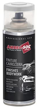 Ambro-Sol V400CAR9 Smalto Finiture Carrozzeria Linea Agricoltura, Ideale per Trattori e Macchine Agricole Operatrici, Bomboletta Spray in Banda Stagnata Riciclabile 400 ml, Giallo Caterpillar