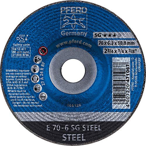 10 x PFERD Schruppscheibe E 70-6 SG STEEL/10,0| Art.: 62207626