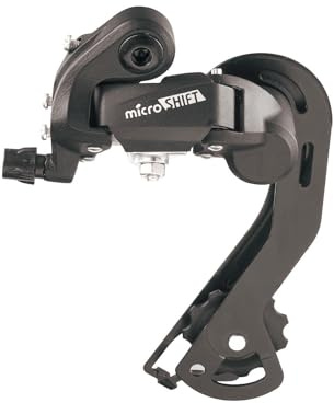 Microshift RD-M21L Fahrrad-Schaltung, Sport und Outdoor, Schwarz, 6/7 V, langes Bein
