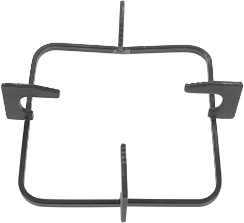 HEMOTON Gas Stove Wok Ring Rack: Square Universal Cast Iron Wok Rack Support Ring Cooktop Range Pan Holder Stand Milk Pot Holder for Most Gas Stove Range Cooktop, 20.7X20.7X6CM (JW59NMDEC15C45U9Q2C4)