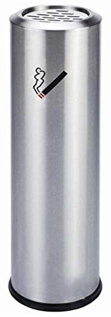 XXZY Standing Ashtray Large Fire Safe Ashtray Integrated Cigarette Rubbish Bin Ash Tray for Indoor Outdoor (Color : A)