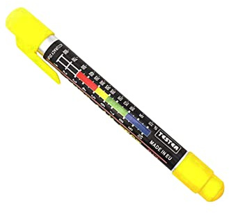 Aublinto Karosserie Schadensdetektor,Lacktester Wasserdichter Farbdickenmesser Lackdickenmessgerät zum Messen der Autolackdicke