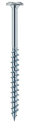 SCREW REBEL Tellerkopfschraube Edelstahl A2-8,0 x 80 mm 50 Stück mit ETA Zulassung Innensechrund TX40 - Solar/PV Schraube - Holzbauschraube