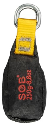 SOB Wurfbeutel Wurfsack Schleudersack Kletter Wurftasche für Baum Arbeiten Bergsteigen(Schwarz, 250g)