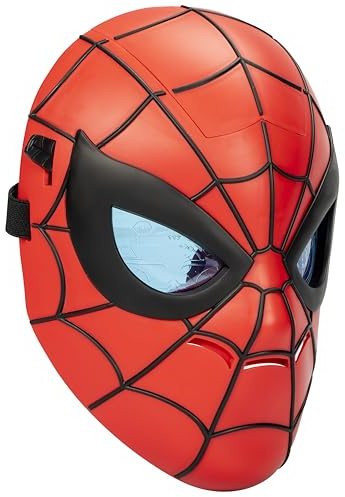 Spider-Man Hasbro Marvel, Maschera Luminosa, Giocattolo per Il Gioco di Ruolo, Idea Regalo per Bambini e Bambine dai 5 Anni in su