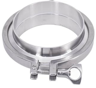 4 Tri Clamp x 102mm Pipe OD + PTFE Strip SUS304 Sanitary Fitting Tri-Clamp Union Set Home Brew