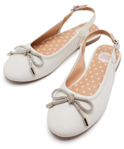 GIOSEPPO Coon Mary Jane Ballerine Bambina, Bianco, 35 EU
