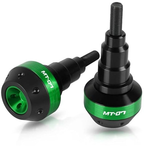 HZBHD Sturzschutz Motorrad-Sturzpad, Motorschutz, Slider Für Yamaha MT-07 MT07 MT 07 2014-2024, Rahmen-Slider, Sturzschutz Crashschutz(Grün,Groß)