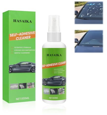 HASAIKA® Rimuove la colla adesiva, solvente colla, rimuove le etichette, gli adesivi e i residui adesivi più resistenti dai vetri o dalla vernice dell'auto