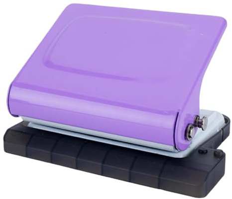 Spiralbindegerät - Metall-Papierstanzer, Locher-Papierstanzer | 10-Ring-Spulenbindestanze aus Metall, Tragbarer Spiral- und Spiralbindestanzer aus Metall für Schule, Zuhause, Arbeitszimmer