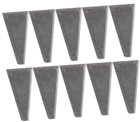SEWOART 10pcs Carbon Steel Axe Wedges Small Size Metal Hammer and Axe Repair Wedge Tool for Outdoor and Home Use