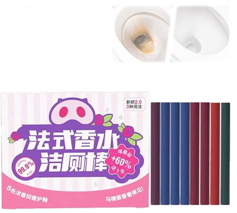 Barras de limpieza de inodoro desodorizantes multifuncionales, frescura automática de larga duración, limpiador de tanque fácil de usar, ambientador de inodoro para baño, bloque de tabletas de agente