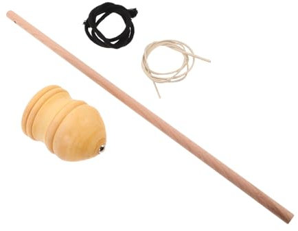 iplusmile Holz Kreiselspielzeug Für Kinder 7cm Kreisel Mit Peitschenseil Fitnessspielzeug Für Vorschulkinder Outdoor Spielzeug Zur Der Feinmotorik Und Hand Augen Koordination