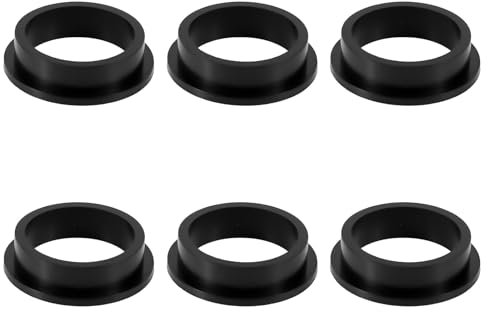 BOXOB 6pcs 11228 L-Shape O-Ring Gasket, Black Rubber Pool Sand Filter Pump Hose Seals Replacement Parts Compatible with Intex Sand Filter Pump Motor