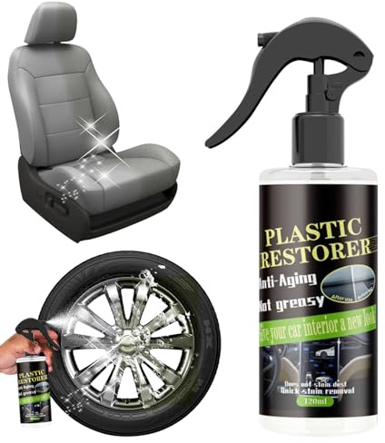 Generico Detergente per Interni Auto | 120ml Forniture per Detailing Automobilistico a Lunga Durata - Eliminatore di per Interni Auto,per Paraurti Rivestimenti Camion Tappeti Pelle