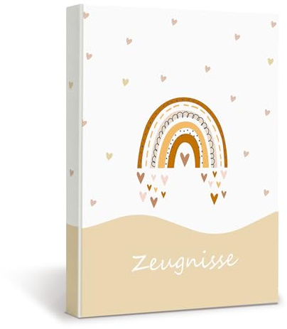 Zeugnismappe A4 Mädchen Sammelmappe mit 20 Klarsichthüllen Für Einschulung | Dokumentenmappe für 40 Dokumente, Wasserdicht Zeugnismappe Grundschule für Mädchen Jungen,Zertifikate Urkunden Zeugnisse