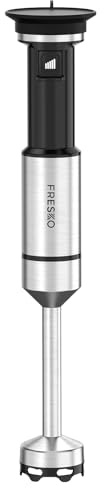 FRESKO Mixeur Plongeant 1000W, Vitesse Variable, Conception détachable