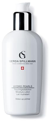 Gerda Spillmann HYDRO PEARLS PRIMER 100ml, Feuchtigkeitslotion, Make-Up Unterlage, Foundation Basis, reduziert Poren und feine Linien, geeignet für alle Hauttypen, von Make-up Artists empfohlen.