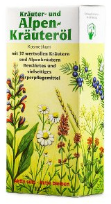 Saunabedarf Schneider - Körper-Öl, Kräuter- und Alpenkräuter-Öl 37, aus natürlichen reinen Ölen für Körper, 500ml