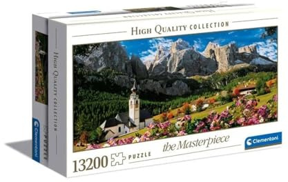 Clementoni 38007 Sellagruppe Dolomiten – Puzzle 13200 Teile, Geschicklichkeitsspiel für die ganze Familie, Erwachsenenpuzzle ab 14 Jahren