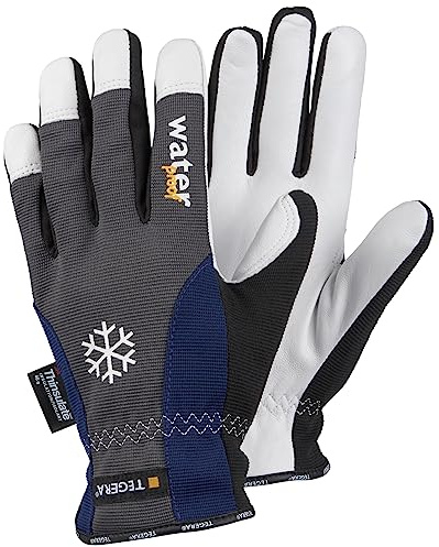 ejendals Tegera 295 Arbeitshandschuhe - Lederhandschuh - Professioneller wasserdichter Winterhandschu - Robustem Leder und Thinsulate (Größe 12, 1 Paar)