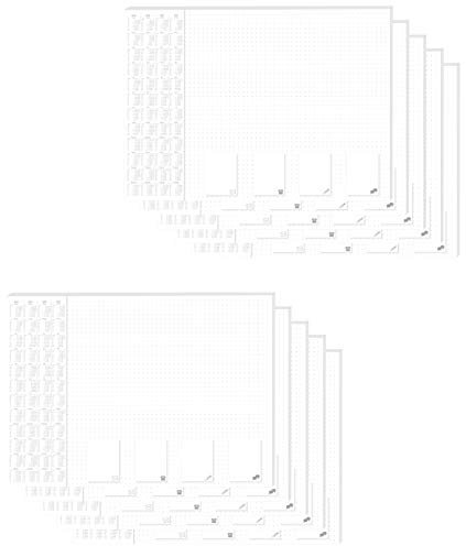 RNK 46616 Schreibunterlage Office, 60 x 42 cm, liniert und kariert (10 Stück, 60 x 42 cm Punkte)