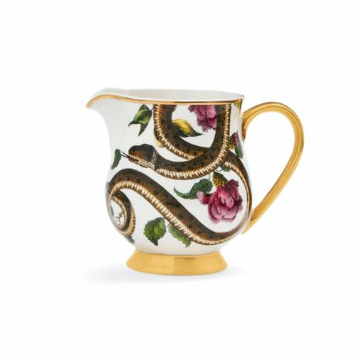 Spode Creatures of Curiosity 0.28 Litre Cream Jug Snake, Multi Coloured, CRC8825-XG