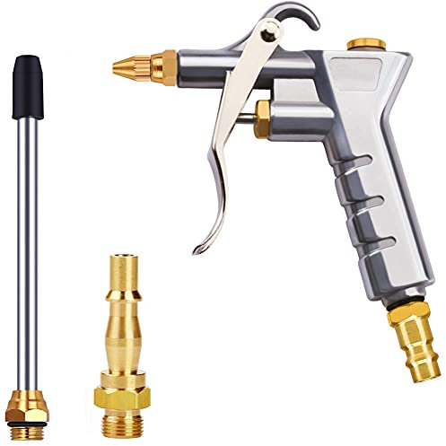 Air Blow Gun,air compressor gun with Blow Nozzle,air tools for compressor,air compressor accessories for Professional Duster Cleaning Tool, 1/4