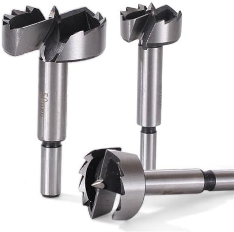 Holzbearbeitungs-Mehrzahn-Bits, Holzbearbeitung, Hartstahl, Bohrbohrer, selbstzentrierende Lochsägen-Schneidwerkzeuge, tiefes Loch, 15 mm