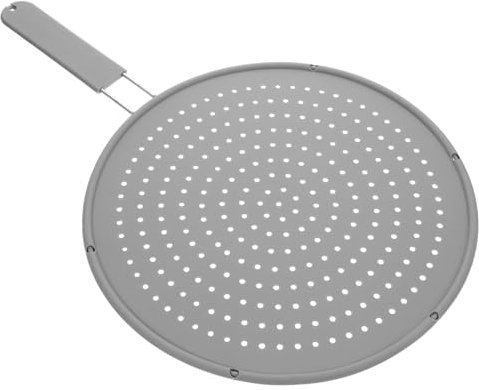 ABOOFAN Splash Oil Net for Frying Pan Grease Splatter Guard Silicone Handle Kitchen Splash Guard for Oil Splatter Protection While Cooking