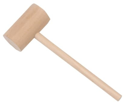 VICASKY 12st Hammer Pädagogisches Spielzeug Hammerspielzeug Shell Cracker Hammer Stampfbank Lernspielzeug Kidtraxtoys Meeresfrüchtehammer Mini-krebshammer Schlägel Schlägel Bambus