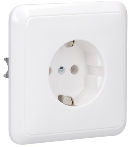 JUNG 5520WW SCHUKO Steckdose Alpinweiß Vollplatte Serie CD