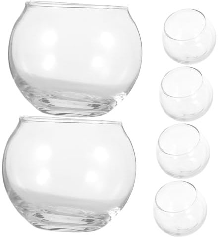 ULDIGI Bougeoirs en Verre Transparent 100ml pour Bougies Parfumées Lot de 6 Décoratifs Table Basse ou Bureau
