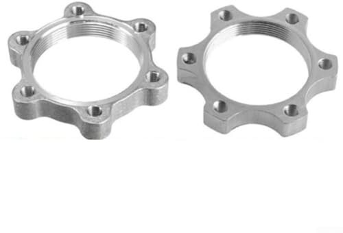 HpLive Bike Bicycle Threaded Hubs Disc Brake, For ROTOR 6 Bolt Adapter, 44mm Flange, 2pcs