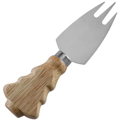 Xvilmaun Coupe-Fromage Étaloir - Fourchette À Fromage Pour Découpe Et Tartinage | Mini Outil Multifonction pour Planche à Charcuterie, Pizza, Gâteau, Cuisine et Repas avec Grattoir et Étaloir