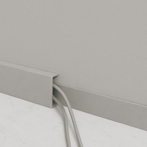 Türscheibe/Scheuerschutz für Vorderseite, Größe 90 x 33 cm, Preis pro ml (Stange 2250 mm) (Beton-Optik)