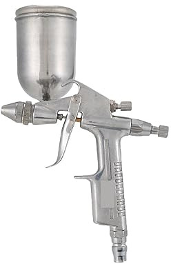 PISTOLA DE PULVERIZACIÓN de pintor de aire, boquilla neumática de 0,5mm, pulverizador de aerógrafo de 150ML, herramienta atomizadora de pintura con tolva for pintar coches,Control de Alta Precisión