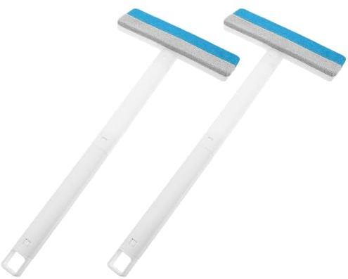 HEMOTON 2pcs Double-sided Hair Remover Cleaning Brush Lint Remover for Sofa Lint Brush for Dog Bed Dog Cat Hair Removal Roller Bed Cleaning Tool Pp Light Grey