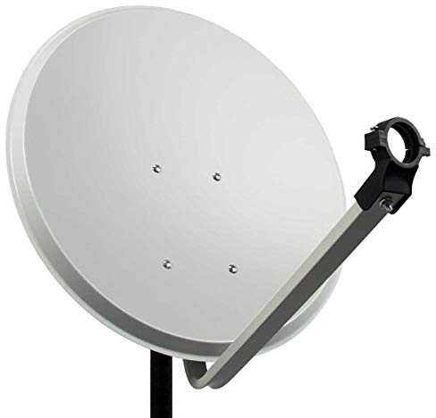 Premium X PXA80 Satellitenschüssel 80cm Aluminium Hellgrau Satelliten-Antenne SAT Offset Spiegel